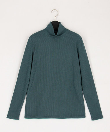 ラグウォームリブニット ハイネックプルオーバー