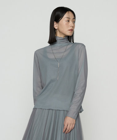 【リバーシブル】ソフトチュール プルオーバー