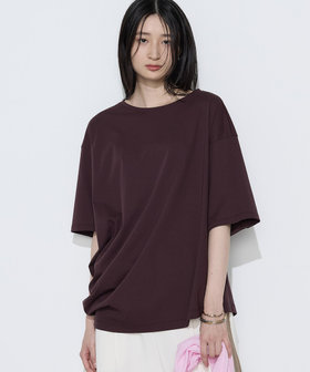 ドライスムース／スーピマバイオスムース アシンメトリーTシャツ