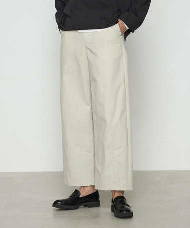 ポリエステル／コットン20sツイル チノパンツ