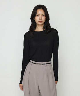 さらさらコットンKONAYUKIテレコ プルオーバー（15-66EK04-205