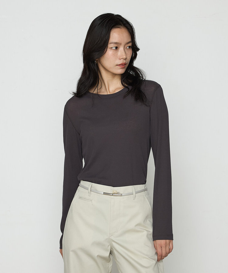 コムサ（COMME CA）/さらさらコットンKONAYUKIテレコ プルオーバー さらさらコットンKONAYUKIテレコ プルオーバー（15-66EK04-205