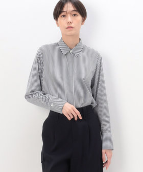 デシンストライププリント シャツ