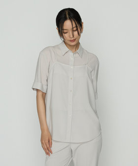 サラトリツイル シャツ＋キャミソール（15-73HK18-205）｜コムサ