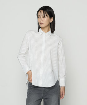 ストライプタイプライター／バルキーオックスフォード シャツ（15