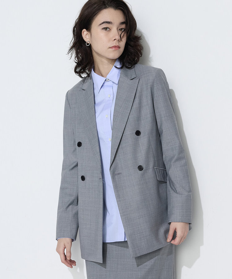 セットアップ対応】ストレッチトロ ダブルジャケット（15-80GO02-206