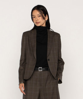 ウールギャバジン テーラードジャケット