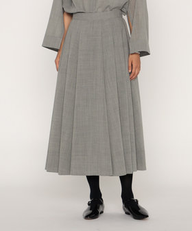 ウールボイル タックスカート