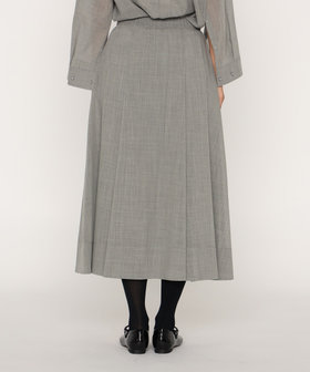 ウールボイル タックスカート（18-07FM02-205）｜（Maison Platinum
