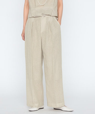 カラミツイード ワイドパンツ