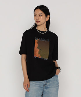 60/-スビン リサイクルオーガニックスムース プリントTシャツ（18