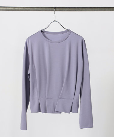 ウールポリプレーティング タックデザイントップス