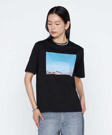 スビンプラチナム天竺 フォトプリントTシャツ