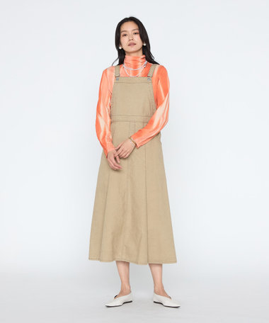 ダック／中空デニム ジャンパースカート