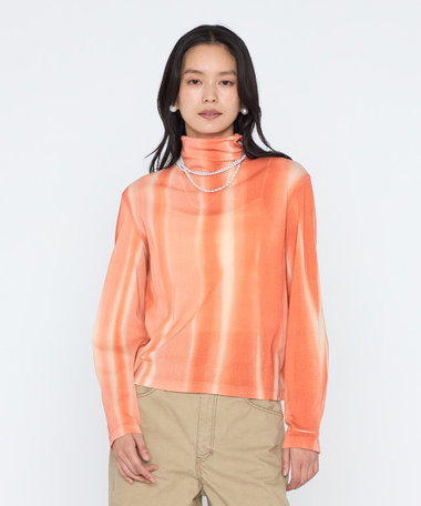 コットンチュール プリントスキントップス