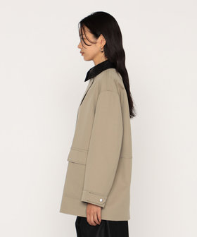 メゾンプラチナ（Maison Platinum）/高密度 梳毛ウールギャバ フィールドジャケット 高密度 梳毛ウールギャバ フィールドジャケット（18-15WM01-205