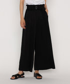 トリアセテート/キュプラサテンジョーゼット ワイドパンツ（18-16PK07