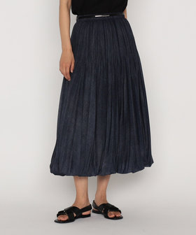 オーガンジートリコットデニムプリント（18-18FK02-205