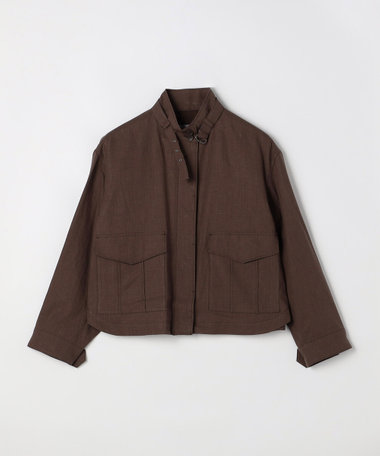 高密度リネンストレッチ フィールドジャケット