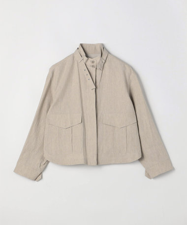 高密度リネンストレッチ フィールドジャケット