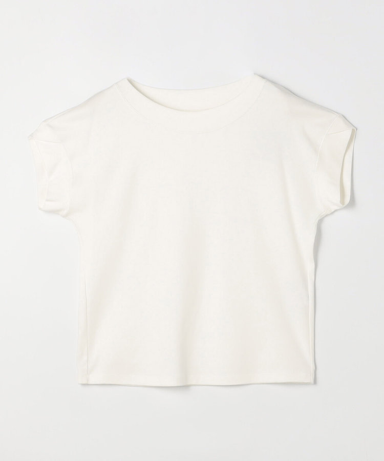 スビンプラチナムスムース ボートネックTシャツ