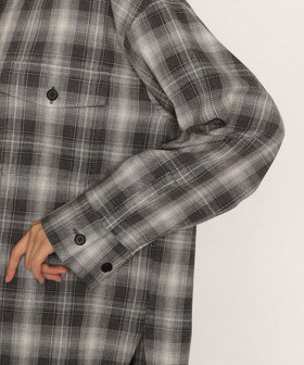 オンブレーチェック シャツ（18-24HM06-205）｜（Maison Platinum