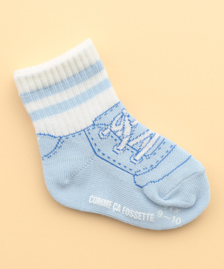 10cm~〕スニーカー柄 クルーソックス（20-64QG02-204）｜COMME