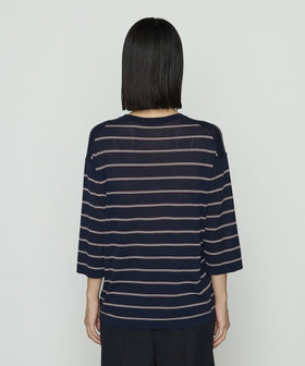 モダールコットン14G天竺 ニットプルオーバー（21-01IM01-205