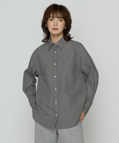 【Oggi 12月号掲載商品】タイプライターミニチェック シャツ