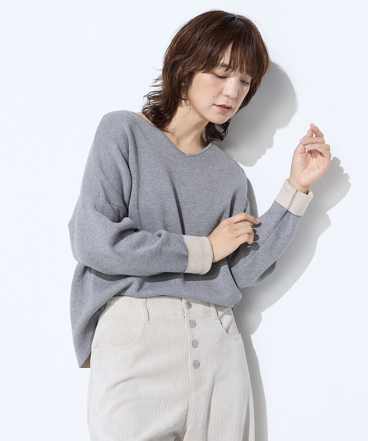 コムサワードローブ（COMME CA Wardrobe）/14G接結編 ニットプルオーバー 14G接結編 ニットプルオーバー（21-03IM03-205）｜コムサ ワードローブ