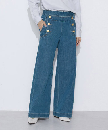 11ozストレッチデニム セーラーデニムパンツ