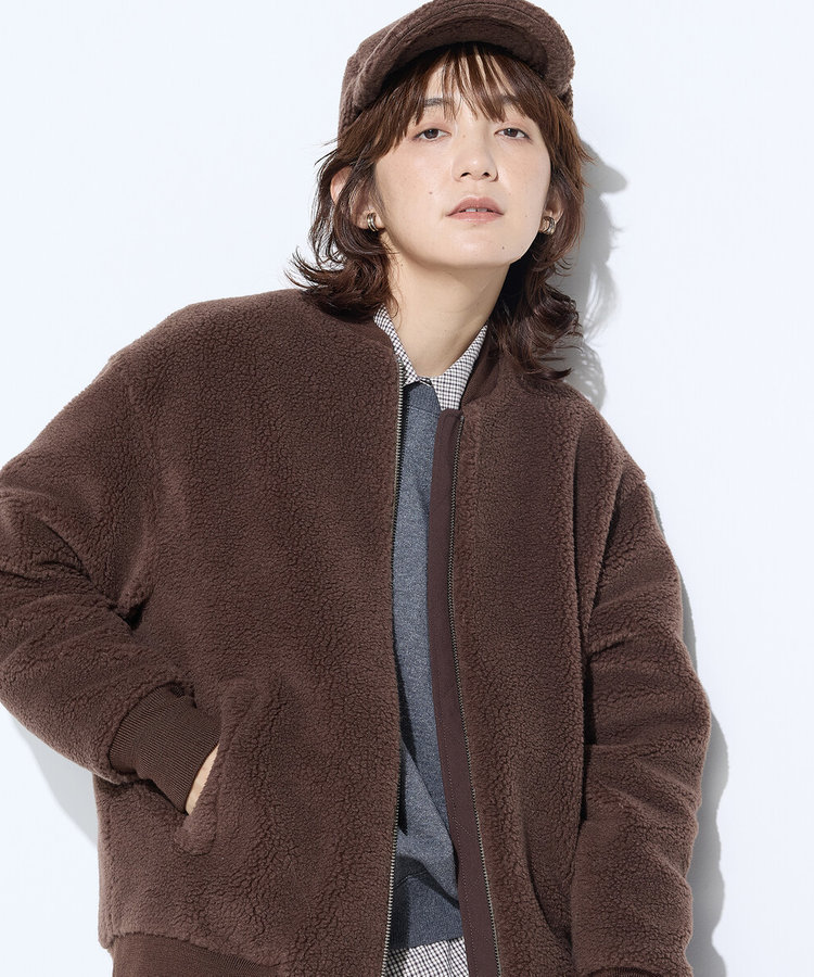 WOOL BREND ボア ブルゾン（21-03VM03-205）｜コムサ ワードローブ