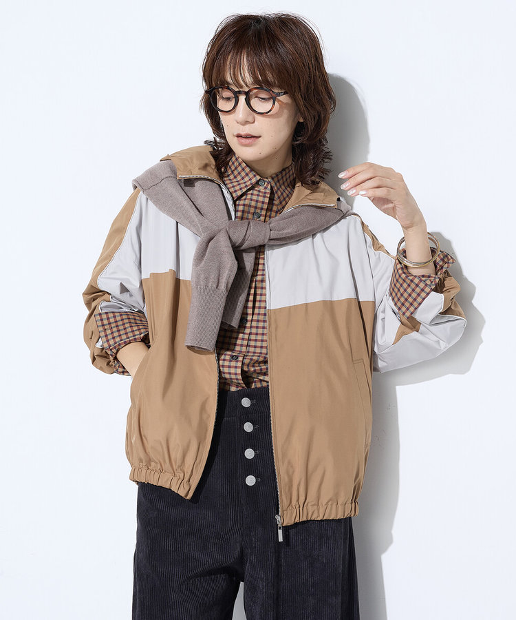 パウダータフタ ブルゾン（21-03VM04-205）｜コムサ ワードローブ