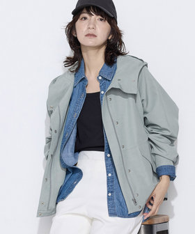 Oggi 5月号掲載 滝沢カレンさん着用商品】キュプラ綿グログラン