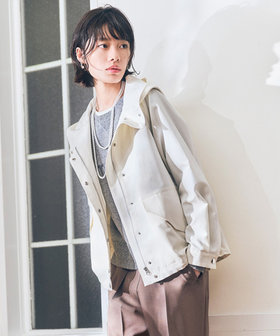 キュプラ綿グログラン マウンテンパーカー