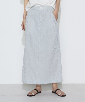 ヒッコリー スカート（21-04FO01-206）｜コムサ ワードローブ（COMME