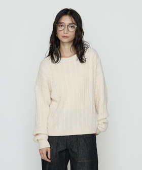 ケーブル編 ニットプルオーバー（21-05IM05-205）｜コムサ ワード