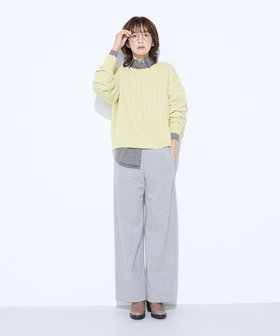 ケーブル編 ニットプルオーバー（21-05IM05-205）｜コムサ ワード