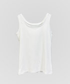 【前後2WAY】強撚コットン斜行天竺 タンクトップ