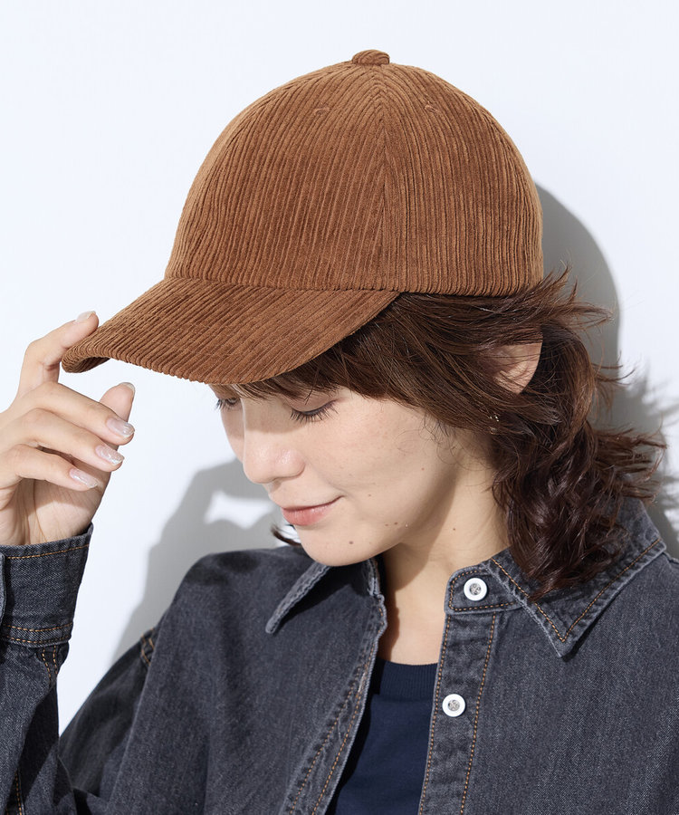 コーデュロイ キャップ