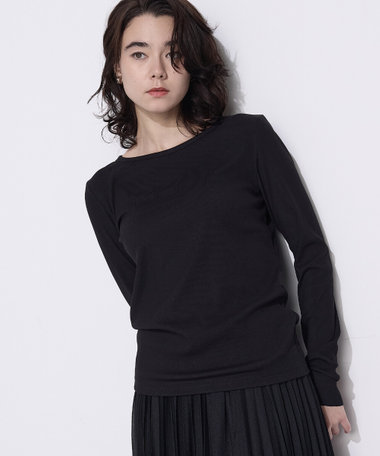 〔 +サイズ 〕綿キュプラベアテレコ プルオーバー