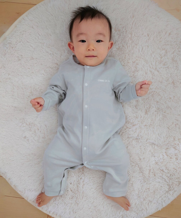 “にっぽんの色" おしりパッチ 長袖ツーウェイオール