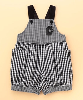 ギンガムチェック ロンパース(男の子)