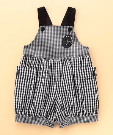 ギンガムチェック ロンパース(男の子)