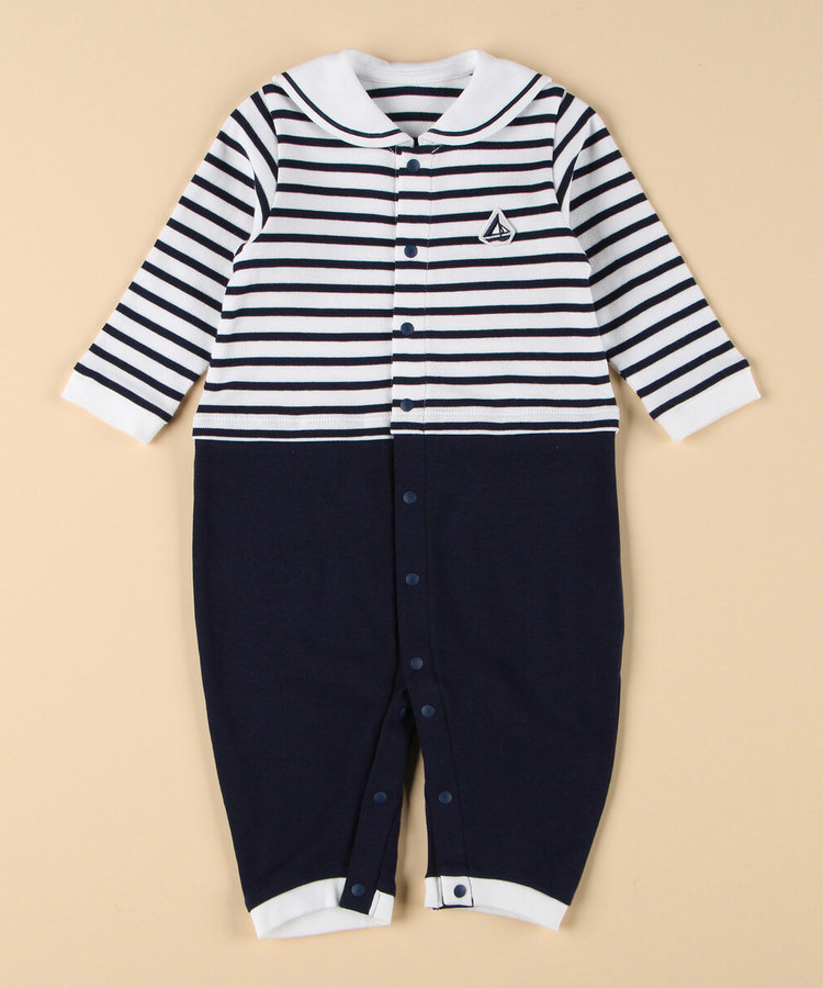 セーラーカラー 長袖ツーウェイオールオール（23-41EK07-205