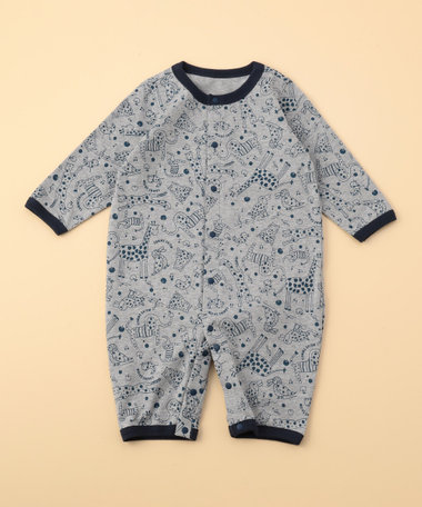 動物柄プリント ツーウェイオール