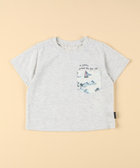 マリンアロハ柄ポケット 半袖Tシャツ(ベビーサイズ)