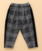 グレンチェックプリント 裏起毛 ロングパンツ / セットアップ対応