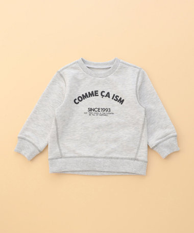 “にっぽんの色" 3本針ステッチ ロゴトレーナー(ベビーサイズ)