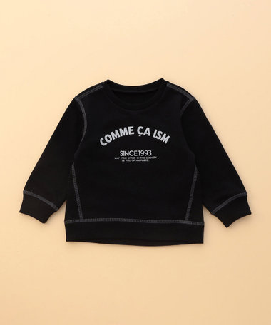 “にっぽんの色" 3本針ステッチ ロゴトレーナー(ベビーサイズ)